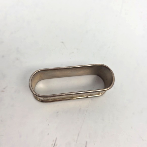 Vintage Gorham Sterling Silver 630 Oblong Napkin Ring Holder Monogrammed "AWC" - Picture 2 of 5